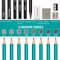 Drawing Set - Sketching and Charcoal Pencils - 100 Page Drawing Pad, Kneaded Eraser. Art Kit and Supplies for Kids, Teens and Adults